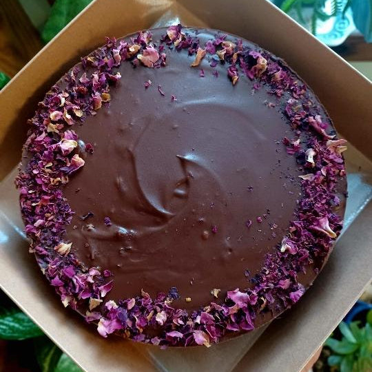 Heart-Awakening Chocolate Rose Tart - Silver Birch Bakery
